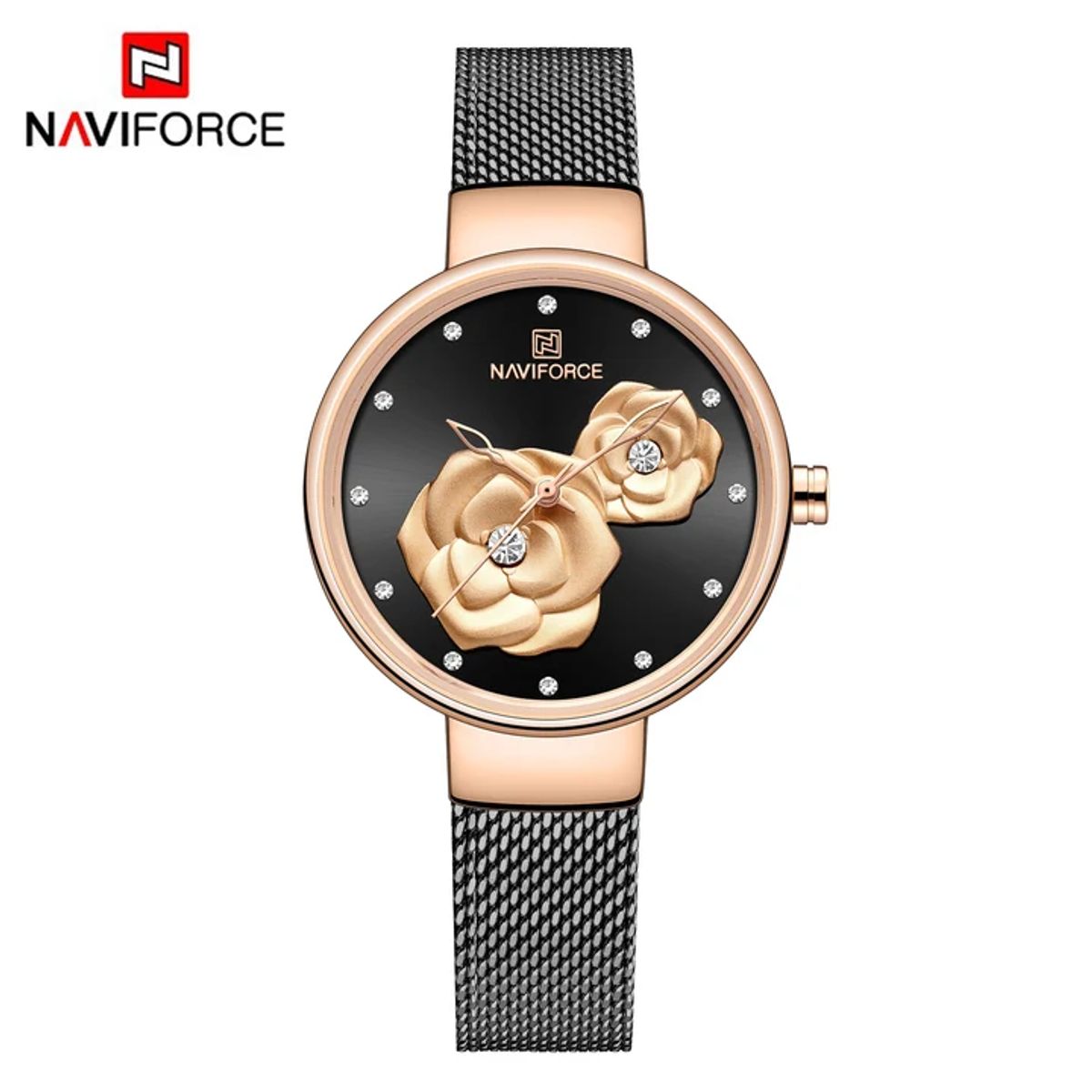 Reloj Naviforce Floral Elegance Rose Black – NF 5013