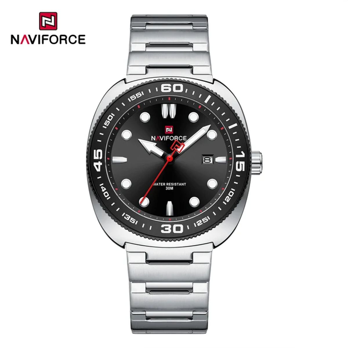 Reloj Naviforce Zala Silver Black - NF 9250