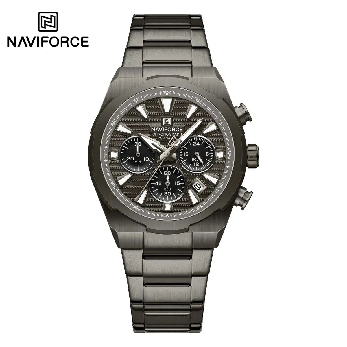 Reloj Naviforce Titanium Gray - Executive StopWatch 8081